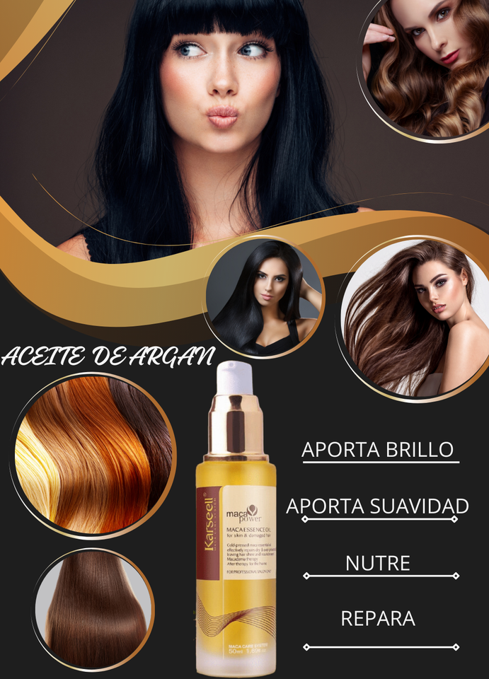 ACEITE DE ARGAN KARSELL - PARA CABELLO SECO DAÑADO