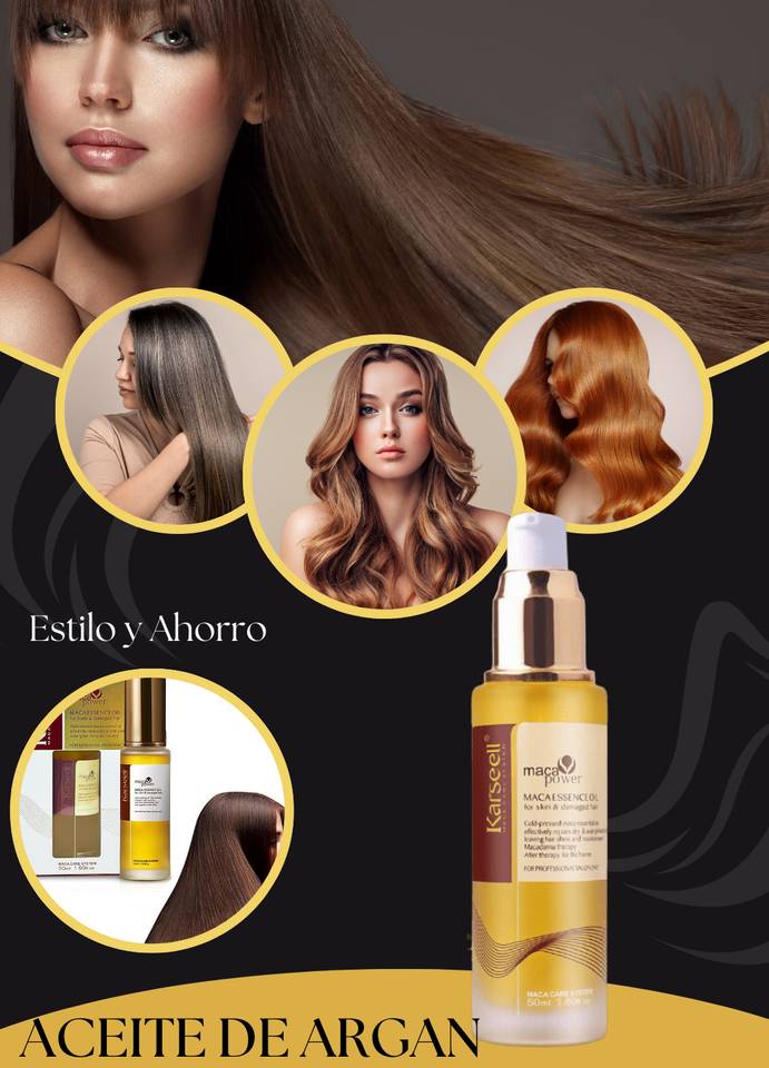 ACEITE DE ARGAN KARSELL - PARA CABELLO SECO DAÑADO