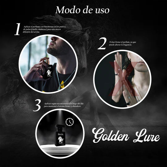 ¡Golden Lure! Seducción Dorada: Perfume con Feromonas Irresistibles ✨🌹