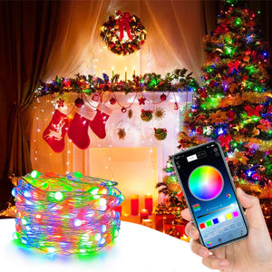 LUCES DE NAVIDAD RGB A PRUEBA DE AGUA