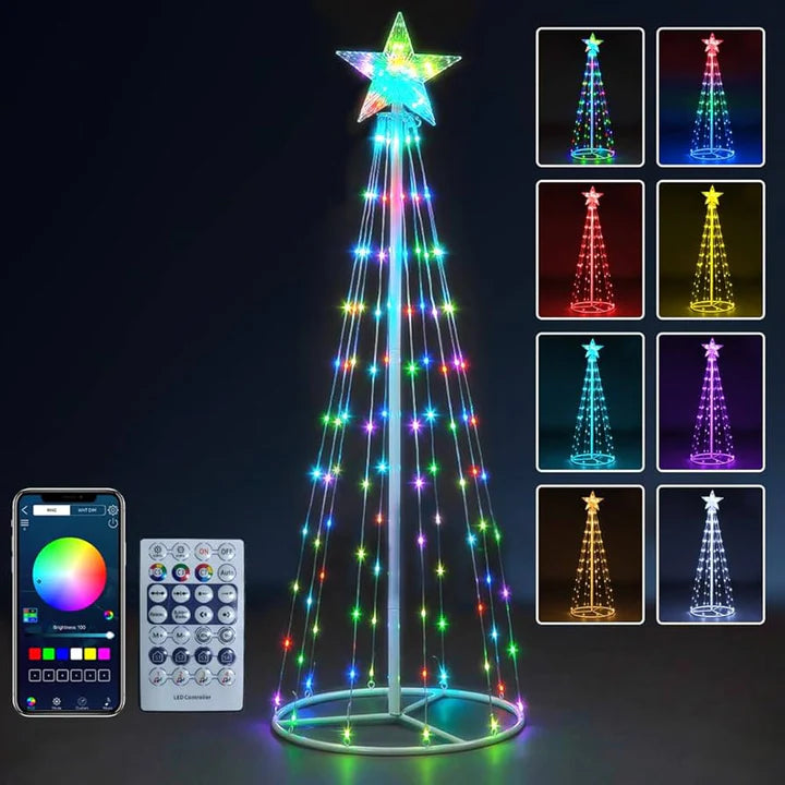 LUCES DE NAVIDAD RGB A PRUEBA DE AGUA