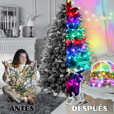 LUCES DE NAVIDAD RGB A PRUEBA DE AGUA