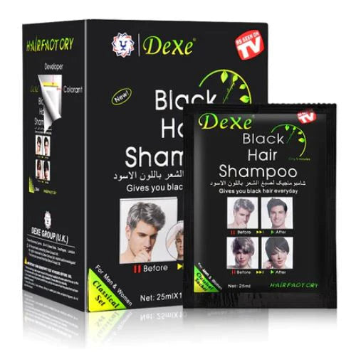 Shampoo cubre Canas Dexe - Te hará lucir más joven + ENVÍO GRATIS 🧤🪮👩👨