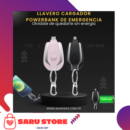 Power Bank Llavero Cargador Portátil