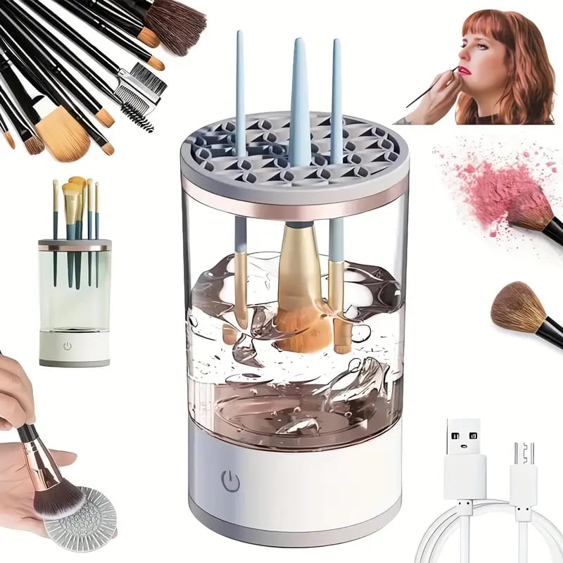 Limpiador Eléctrico de Brochas de Maquillaje