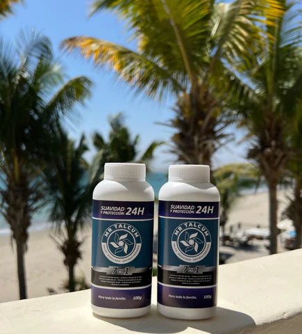 ⭐Talco 7 en 1🌿 Anti: Olor, hongo, sudor, callosidad, cansancio, olor axila, escaldadura 100g🧴