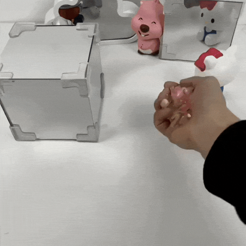 Lampara LED Cubo de Tulipanes Para Armar